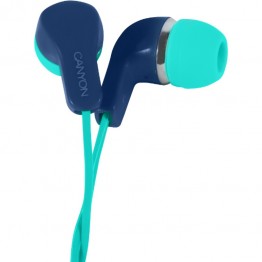 Casti audio Canyon Stereo CNS-CEPM02 Microfon Verde Albastru